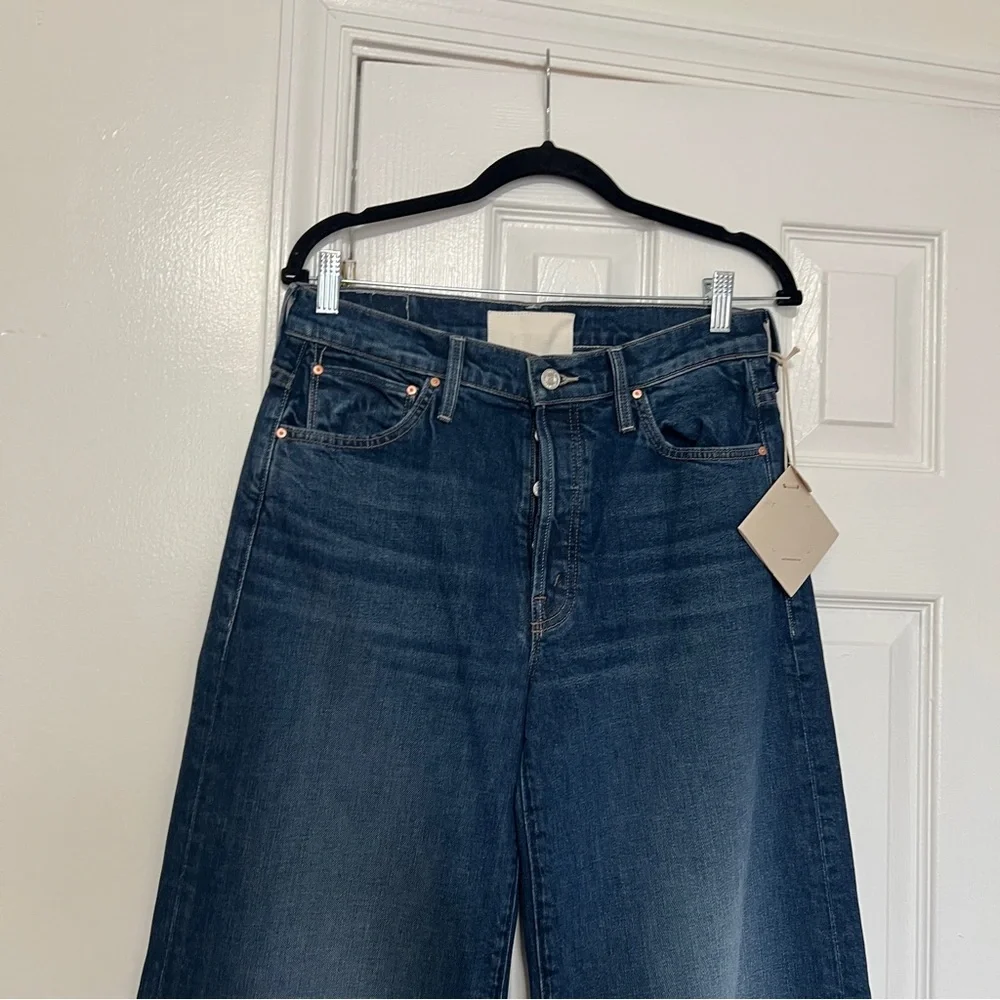 Mother The Ditcher Roller Sneak Cannonball Wide Leg Jeans Size 27 NWT​